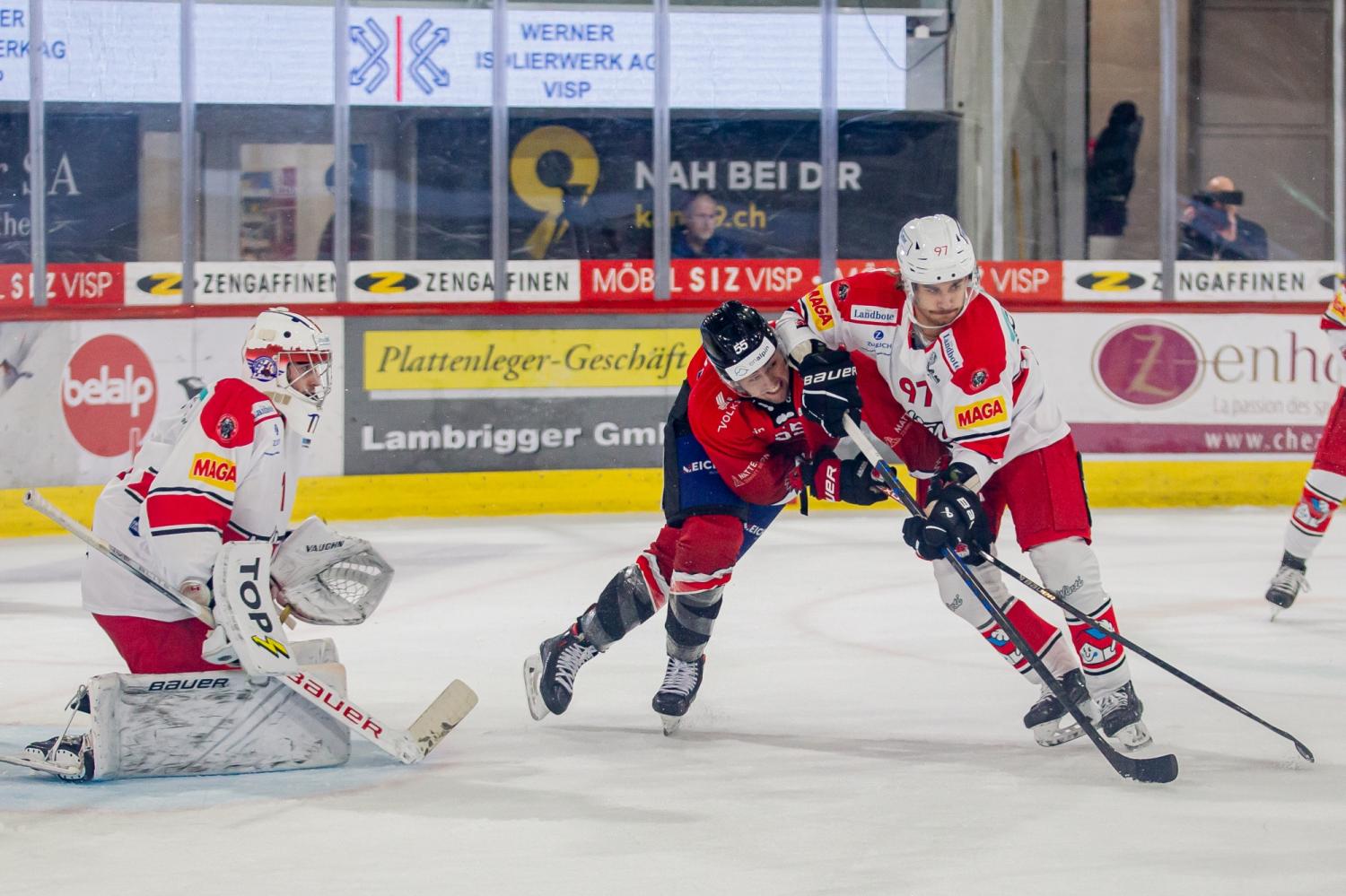Mit einem Penalty in der Verlängerung zur Niederlage | EHC Visp